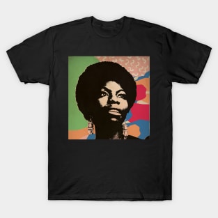 Vintage Poster - Nina Simone Style T-Shirt